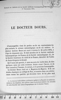 0001 - Page 1 - Le docteur Dours