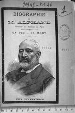[M. Alphand] - Biographie de M. Alphand,...sa vie, sa mort