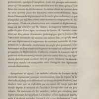 0029 - Page 29 - Rapports des fragments dans les fractures extra-coracoïdiennes. Symptômes et signes