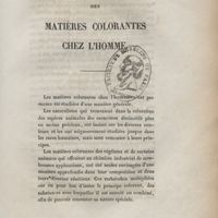 0003 - Page 3 - Des matières colorantes chez l'homme