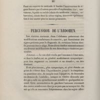 0024 - Page 22 - Percussion de l'abdomen. Estomac