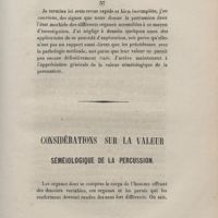 0039 - Page 37 - Considérations sur la valeur séméiologique de la percussion