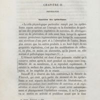 0034 - Page 26 - Chapitre II. Physiologie. Nutrition des épithéliums
