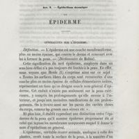 0239 - Page 231 - Art. 3. Épithélium dermique ou épiderme. Généralités sur l'épiderme. Définition