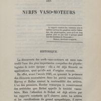 0003 - Page 3 - Des nerfs vaso-moteurs. Historique