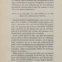 0030 - Page 30 - Effets de la paralysie des vaso-moteurs ou de leur excitation artificielle et directe