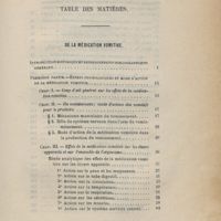 0191 - Page 189 - Table des matières. De la médication vomitive