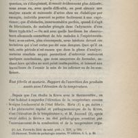 0095 - Page 91 - État fébrile et azoturie. Rapport de l'excrétion des produits azotés avec l'élévation de la température