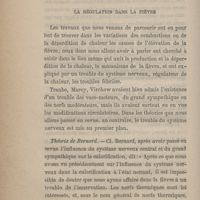 0118 - Page 114 - Chapitre IV. La régulation dans la fièvre. Théorie de Bernard