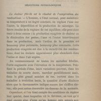 0125 - Page 121 - Chapitre V. Déductions physiologiques. La chaleur fébrile est le résultat de l'exagération des combustions