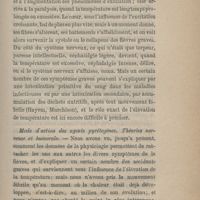 0135 - Page 131 - Mode d'action des agents pyrétogènes. Théories nerveuse et humorale