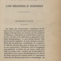 0005 - Page 1 - Du mercure action thérapeutique et physiologique. Introduction