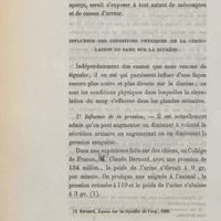 0026 - Page 18 - Influence des conditions physiques de la circulation du sang sur la diurèse. 1° Influence de la pression