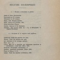0191 - Page 191 - Indications bibliographiques. I. Scrofule et Scrofulides en général / II. Scrofulides de la muqueuse oculo palpébrale