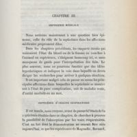 0137 - Page 135 - Chapitre III. Septicémie médicale / Septicémie d'origine respiratoire