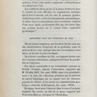 0150 - Page 148 - Septicémie dans les affections du foie
