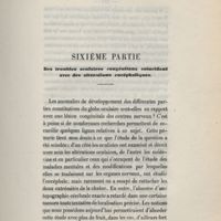 0517 - Page 515 - Sixième partie. Des troubles oculaires congénitaux coïncidant avec des altérations encéphaliques