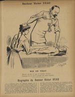 [Caricature du Docteur Victor Veau] - Le Rictus :  journal humoristique mensuel. 1912