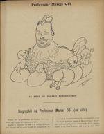 [Caricature du Professeur Marcel Oui] - Le Rictus :  journal humoristique mensuel. 1912