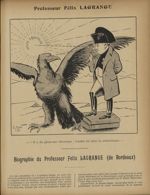 [Caricature du Professeur Félix Lagrange]