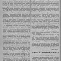 0004 - Page 6 - Variété. Le désarroi médical / En marge de l'histoire de la médecine. Le grenadier légendaire (Suite et fin)