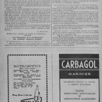 0010 - Page 12 - Questions professionnelles. Une circulaire de la caisse de retraite des médecins / Une déclaration de la Confédération des Syndicats médicaux français