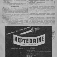 0033 - Page 43 - Sommaire du n° 3 / Informations. IIe journées biochimiques Franco-Suisses.- (Genève, 11, 12 et 13 mai 1951) / Umfia (Union médicale latine)
