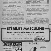 0081 - Page 103 - Sommaire du n° 6 / Informations. Ier Congrès panaméricain de radiologie / Journées médicales toulousaines / Voyages au Portugal de l'union médical Latine (UMFIA)