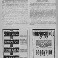 0088 - Page 110 - Questions professionnelles. A propos d'un décret-loi. Communiqué de la confédération des Syndicats médicaux français / Intérêts professionnels. Inégalités, par le Dr Yves Couzigou...