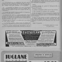 0104 - Page 130 - Toujours au sujet de la retraite. Le Comité d'action médicale (C. A. M.) nous prie d'insérer un communiqué dont nous publions quelques extraits