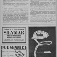0120 - Page 150 - Informations et nouvelles diverses. Congrès et réunions. Société médicale d'Aix : les-Bains et Centre de recherche des maladies rhumatismales. (Semaine d'enseignement théorique et pratique de la rhumatologie de 1951) / Semaine d'actualités rhumatologiques (29 janvier au 2 février 1951).- Compte rendu.- La semaine d'actualités rhumatologiques organisées par le Prof. F. Coste...