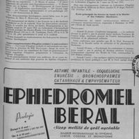 0123 - Page 153 - Informations et nouvelles diverses. Cours et conférences. Un cours de biologie sexuelle est organisé par le laboratoire d'hormonologie et cytologie expérimentale de l'école pratique des Hautes-études / Cours complémentaire d'hygiène scolaire et universitaire (1951) / Ecole principale du service de santé et la Marine et des colonies (Bordeaux). Conférences de droit international médical et d'éthique professionnelle, organisées à Bordeaux en 1951, par l'Ecole de Santé navale