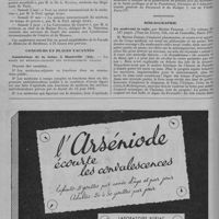 0124 - Page 154 - Informations et nouvelles diverses. Cours et conférences. Ecole principale du service de santé et la Marine et des colonies (Bordeaux). Conférences de droit international médical et d'éthique professionnelle, organisées à Bordeaux en 1951, par l'Ecole de Santé navale / Concours et places vacantes. Sanatorium de la Seine, à Hauteville (Ain).- Un poste de médecin-adjoint est actuellement vacant / Bibliographie. En soulevant le voile, par Marius Fraisse..., Paris 17e)