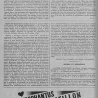 0128 - Page 158 - Informations et nouvelles diverses. Actualité. Un exemple à méditer / Règles du thermalisme social. (Extrait du journal officiel du 10 janvier 1951 (Débats parlementaires) / Offres et demandes