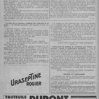 0144 - Page 178 - Informations et nouvelles diverses. Actualité. Calomniez... il en restera toujours quelque chose / Un tract de la Chambre syndicale des médecins de la Seine / Relèvement du plafond de cotisation aux caisses de sécurité sociale et d'allocations familiales / Offres et demandes