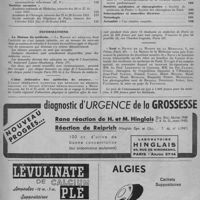 0145 - Page 183 - Sommaire du n° 10 / Informations. La maison du médecin / Union fédérative des médecins de réserve. L'Union fédérative nationale des médecins de réserve organise un voyage d'études médico-militaires à Montpellier, les 14 et 15 avril / « Neuf ». Revue de la maison de la médecine, 6, rue Férou, Paris (6e)