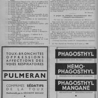 0168 - Page 210 - Questions professionnelles. Le corps médical est-il responsable du déficit de la sécurité sociale?, par le Dr Desage... / A propos de cliniques d'accouchements dites « cliniques conventionnées ». Un voeu de l'Académie nationale de médecine