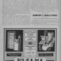 0184 - Page 230 - Intérêts professionnels. Les médecins des hôpitaux psychiatriques peuvent-ils se livrer à des activités professionnelles en clientèle privée? / Informations et nouvelles diverses. Avant la journée mondiale du cancer