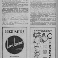 0186 - Page 232 - Informations et nouvelles diverses. Congrès et réunions. XIIIe Congrès de l'Association des pédiatres de langue française (Alger, 7-9 mai 1951) / Des journées méditerranéennes de transfusion sanguine et d'hématologie, organisées par le Centre régional de transfusion sanguine de Nice, auront lieu les 11, 12 et 13 mai 1951, à Nice, Monaco et San Rémo, sous la présidence du Dr Tzanck... / Des journées nationales d'études sur l'éducation de l'enfant et de l'adolescent en établissement de cure