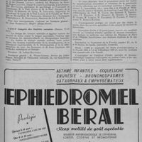 0187 - Page 233 - Informations et nouvelles diverses. Congrès et réunions. Des journées nationales d'études sur l'éducation de l'enfant et de l'adolescent en établissement de cure / LXXVIe Congrès des sociétés savantes (Rennes, 27-31 mars) / Faculté de Paris. Chaires de clinique des maladies cutanées et syphilitiques, de clinique urologique, et de clinique gynécologique. - Cours sur les affections blennorragiques. Session 1951