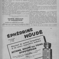 0199 - Page 251 - Intérêts professionnels. Rémunération du personnel des services de vaccinations obligatoires / Sociétés médicales et chirurgicales. Société de médecine de Paris. Réflexions sur le traitement de la maladie de Bouillaud / Les rhumatismes endocriniens / Les infarctus des os ; leur incidence dans la maladie arthrosique