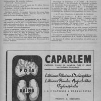 0203 - Page 255 - Informations et nouvelles diverses. Congrès et réunions. Réunion des endocrinologistes de langue française organisée par la société d'endocrinologie (Faculté de médecin de Paris, 2 et 3 juillet 1951) / Semaine cardiologique internationale de la Pitié / Journées des gastro-entérologues français