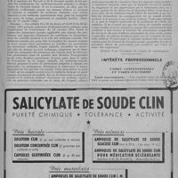 0215 - Page 273 - Questions professionnelles. Médecins praticiens et médecins-conseils des caisses de sécurité sociale. Attributions des médecins-conseils des caisses de sécurité sociale. (Extrait du journal officiel du 11 février 1951 (Débats parlementaire)) / Intérêts professionnels. Tarifs conventionnels et tarifs d'autorité. Tarifs conventionnels