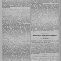 0228 - Page 290 - Variété. Le système nerveux et la cybernétique (Fin) / Questions professionnelles. La retraite. Décisions du Conseil d'Administration de la caisse autonome de retraite au sujet des cotisations en retard