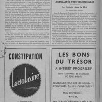 0252 - Page 316 - Intérêts professionnels. A l'attention des médecins du travail / Actualités professionnelles. Le médecin dans la Cité. Le poison des jeunes