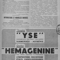 0253 - Page 317 - Actualités professionnelles. Le médecin dans la Cité. Le poison des jeunes / Informations et nouvelles diverses. Congrès et réunions. Semaine cardioologique internationale de la Pitié