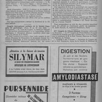 0254 - Page 318 - Informations et nouvelles diverses. Congrès et réunions. Semaine cardiologique internationale de la Pitié / Congrès international jubilaire de la société française de gynécologie. (Paris, 23 au 28 juin 1951) / IVes Congrès de l'Ouest-médical (Journées médicales de Poitiers)