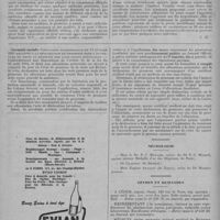 0306 - Page 382 - Informations et nouvelles diverses. Actualité. Vaccinations / Sécurité sociale. Circulaire ministérielle du 15 février 1951 relative à la déclaration de grossesse pour l'ouverture du droit au bénéfice des allocations prénatales / Nécrologie / Offres et demandes