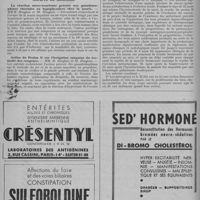 0314 - Page 394 - Sociétés médicales et chirurgicales. Société de biologie. Société de biologie. La réaction utéro-ovarienne précoce aux gonadotrophines choriales ou hypophysaires chez la souris / Action du prolan B sur l'irrigation sanguine du testicule des rongeurs / Évolution d'un chorio-épithélioma sous surveillance hormonale. Influences thérapeutiques, disparition transitoire de métastases pulmonaires