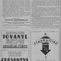 0344 - Page 432 - Variété. Les spectres des étoiles (Fin) / Questions professionnelles. Un communiqué du Syndicat national des médecins de Mines (Béthune Pas-de-Calais)
